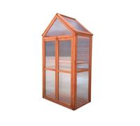 Gardiun Serra Wooden IV 41x70x132 cm verticale in legno e policarbonato a 2 acque