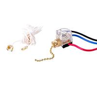 Gardner Bender gsw-39 three-speed Pull Chain switch, DP3T, off-on (a) -on (B) -on (a + B), 6 A/125 V AC, per computer Home & Industrial Equipment