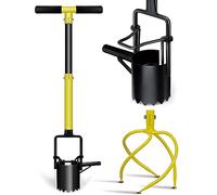 GARDTECH Artiglio da giardino 2 in 1 con manico - Fioriera per bulbi, fioriera ad artiglio rimovibile con comodo manico, coltivatore manuale e fioriera in un unico prodotto