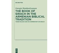Garegin Hambard The Book of Sirach in the Armenian Biblical T (Copertina rigida)
