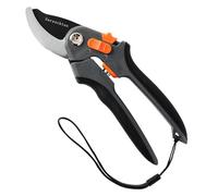 Gareschten Forbici da Giardino - Forbici Potatura Professionali - Forbici Cesoie da Giardino 25mm Bypass Forbici Giardinaggio per Potatrici da Giardino, Attrezzi per bonsai, Frutteto, Cortile (Nero)