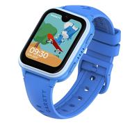 garett Orologio intelligente per bambini e bambine - 1,78″ - 4G LTE Face Unlock - Videochiamata GPS SOS - Vibe Blu
