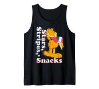 Garfield 4th of July Stars Stripes & Snacks Ice Cream Canotta