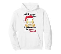 Garfield all I Want for Christmas is Food Funny Holiday Cat Felpa con Cappuccio
