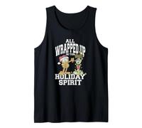 Garfield all Wrapped Up in The Holiday Spirit Christmas Canotta