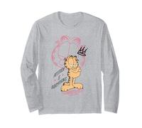 Garfield Attitude Is Everything Cool Pose Maglia a Manica