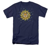 Garfield - Celestiale - Maglietta A Maniche Corte Unisex Per Adulti - Blu