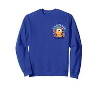 Garfield Chibi Kawaii Floral Too Cute To Care Left Chest Felpa