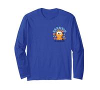 Garfield Chibi Kawaii Floral Too Cute To Care Left Chest Maglia a Manica