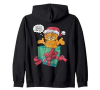 Garfield Christmas Grumpy Are We Having Fun Yet Felpa con Cappuccio