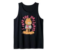 Garfield Christmas I Love The Holidays Big Chest Portrait Canotta
