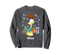 Garfield Christmas Odie Nice List Felpa