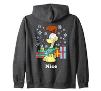 Garfield Christmas Odie Nice List Felpa con Cappuccio