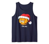 Garfield Christmas Santa Hat Bah Humbug Canotta