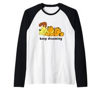 Garfield Classic Continua a Sognare Maglia con Maniche Raglan