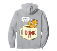 Garfield, Classico Mattina Rilassante, Stile Fumetto, retrò, Idea Regalo Felpa con Cappuccio