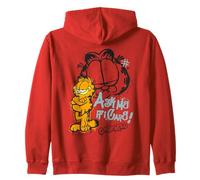 Garfield Comic Retro Ask Me If I Care, Regali in Stile Artwork Style Felpa con Cappuccio