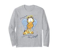 Garfield Dear Santa I've Practically Been An Angel Christmas Maglia a Manica