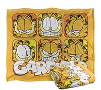 Garfield Faces Coperta super morbida al tatto setoso - 152 x 127 cm