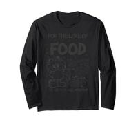 Garfield for The Love of Food Lasagna Pie Retro Vibes Regali Maglia a Manica