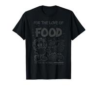 Garfield for The Love of Food Lasagna Pie Retro Vibes Regali Maglietta