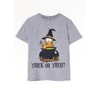 Garfield Grigio Trick Or Treat T-shirt a maniche corte Unisex Bambini