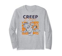 Garfield Halloween Witch Garfield Creep It Real Retro Maglia a Manica