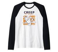 Garfield Halloween Witch Garfield Creep It Real Retro Maglia con Maniche Raglan
