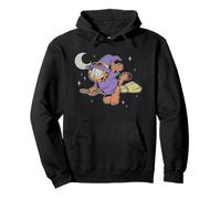 Garfield Halloween Witch Garfield Flying On Broom Retro Felpa con Cappuccio