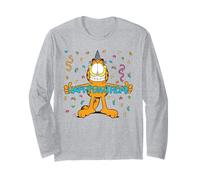 Garfield Happy Birthday Confetti Maglia a Manica