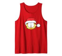 Garfield Happy Merry Christmas Santa Hat Canotta
