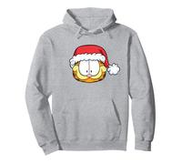 Garfield Happy Merry Christmas Santa Hat Felpa con Cappuccio