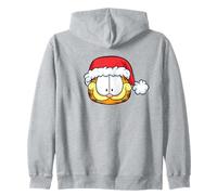 Garfield Happy Merry Christmas Santa Hat Felpa con Cappuccio