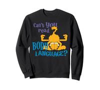 Garfield House Cat Body Language Commedia Meme Cartoon Classic Felpa