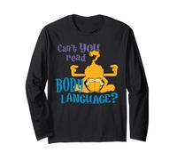 Garfield House Cat Body Language Commedia Meme Cartoon Classic Maglia a Manica