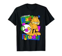 Garfield I Like My Bad Catitude Retro Cartoon Cat Maglietta
