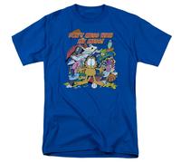 Garfield - Il Mio Disastro - Maglietta Unisex Maniche Corte - Blu