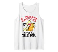 Garfield Love Gives Me The Ick Anti Valentine's Day Cartoon Canotta