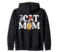 Garfield Mother's Day No.1 Cat Mom Felpa con Cappuccio