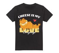Garfield Movie Cheese Is My Love Language Maglietta Uomo (TV6260)