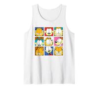 Garfield Odie Comic Collage Retro Dog Vibes Regali Opera d'Arte Canotta