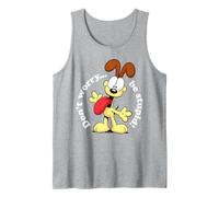 Garfield Odie Ignoranza Spensierato Cane 80s 90s Classico Cartone Animato Canotta