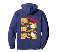 Garfield - Opera d'Arte Classica in Stile retrò con Gatto Pazzo Felpa con Cappuccio