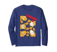 Garfield - Opera d'Arte Classica in Stile retrò con Gatto Pazzo Maglia a Manica