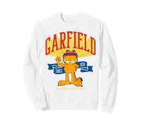 Garfield Pose Varsity School Running Team Star Retro Vincitore Felpa