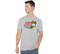 Garfield Question T Shirt, Grigio (Athletic Heather), 3XL Unisex-Adulto