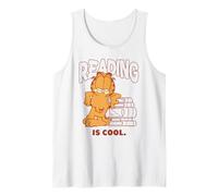 Garfield Reading Is Cool Classic 90's Retro Canotta