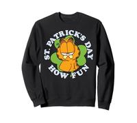 Garfield St. Patrick's Day How Fun Unimpressed Mood Portrait Felpa