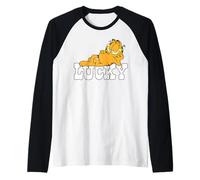 Garfield St. Patrick's Day Relax And Feeling Lucky Portrait Maglia con Maniche Raglan