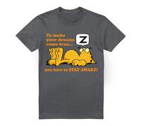 Garfield Stay Awake Maglietta Uomo (TV6145)